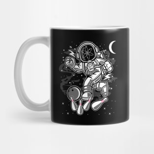 Astronaut Bowling Cosmos ATOM Coin To The Moon Crypto Token Cryptocurrency Blockchain Wallet Birthday Gift For Men Women Kids Mug